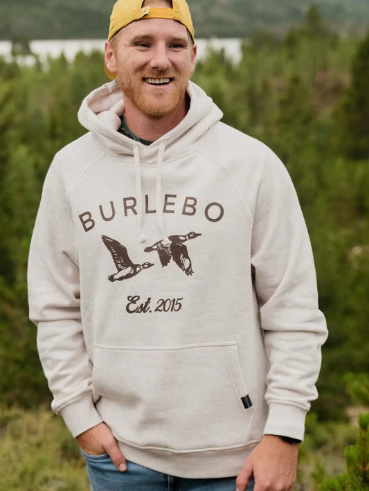TWO DUCKS FLEECE HOODIE XXL